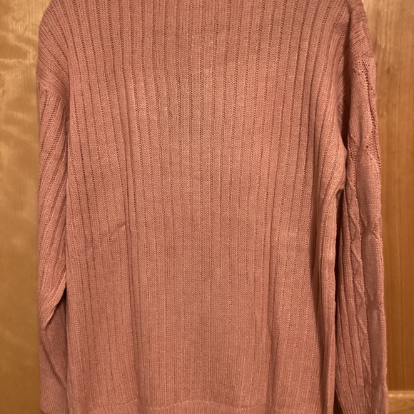 Fuinloth button up cardigan, pink, size medium, NWT - Picture 4 of 7